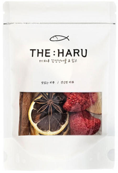 THEHARU 동결건조딸기가 있는 초간편 뱅쇼만들기 키트 시나몬 향신료 + 꿀스틱, 1개