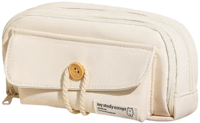 탑피아 귀여운 필통, 크림, 1개