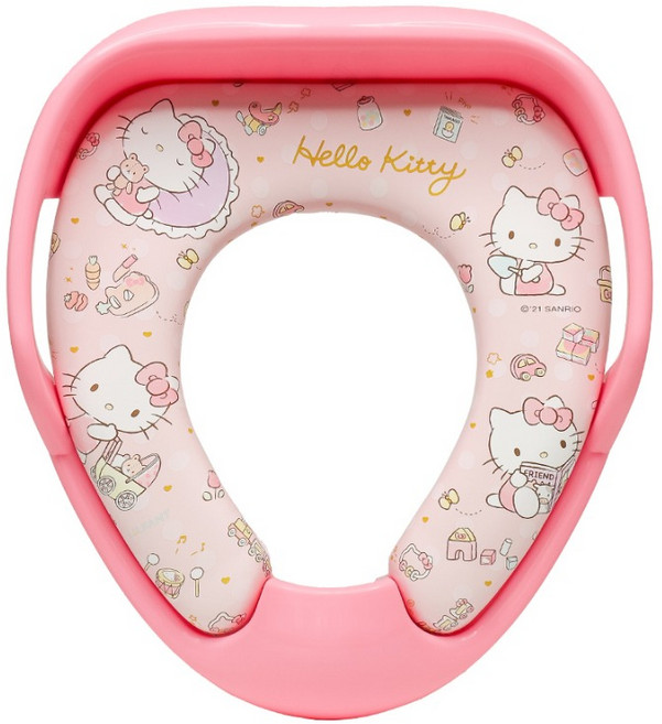릴팡 헬로키티 키즈전용 변기커버 HK7450, 혼합색상, 1개