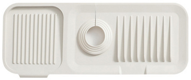 순잠 수도꼭지 실리콘 물 튀김 방지 배수 패드 중형, 1개