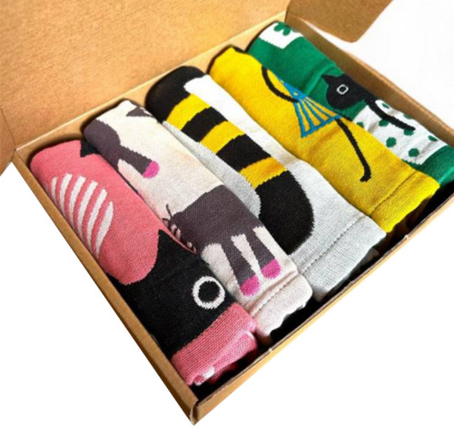 퓨어썬데이 순면 고양이 거즈 키친타올 5종 세트, 혼합색상, 1세트