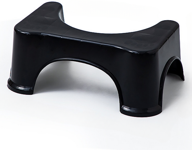 홈즈픽 변기 발 받침대, 블랙, 1개