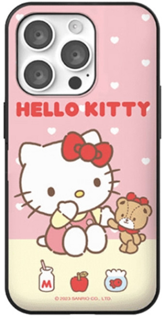 엠픽 헬로키티 밀크 도어 범퍼 휴대폰 케이스