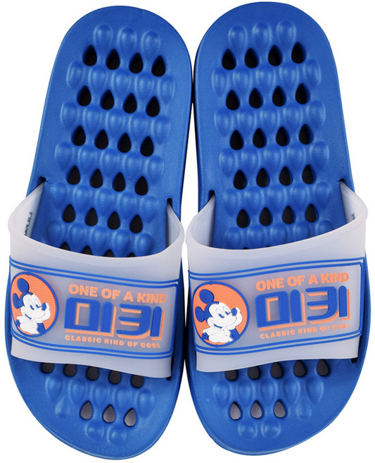 릴팡 미키 레트로 EVA 소프트 욕실화 MK6177, 빈티지네이비, 1개