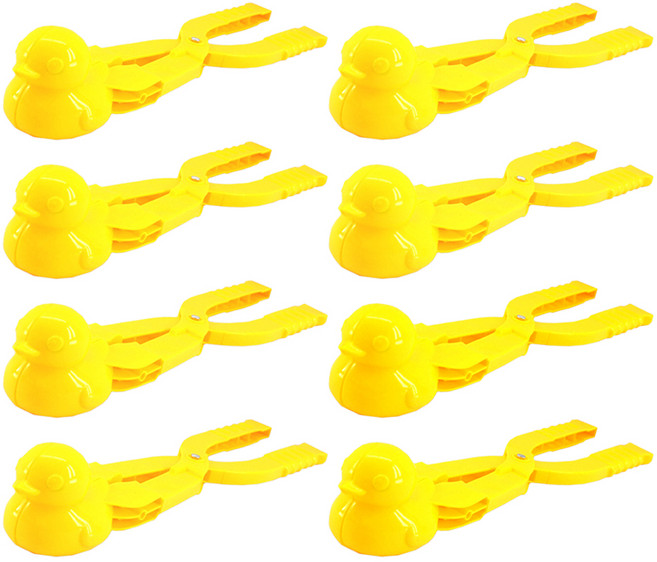 스노우볼 메이커 눈집게 완구 소형 22cm, 눈오리, 8개