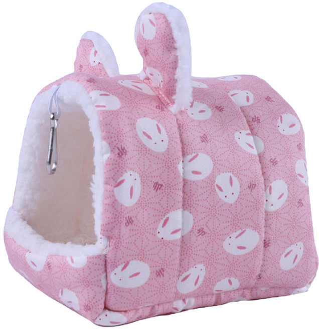요런개 쫑긋 귀여운 소동물 은신처 S, 05 핑크 래빗, 1개