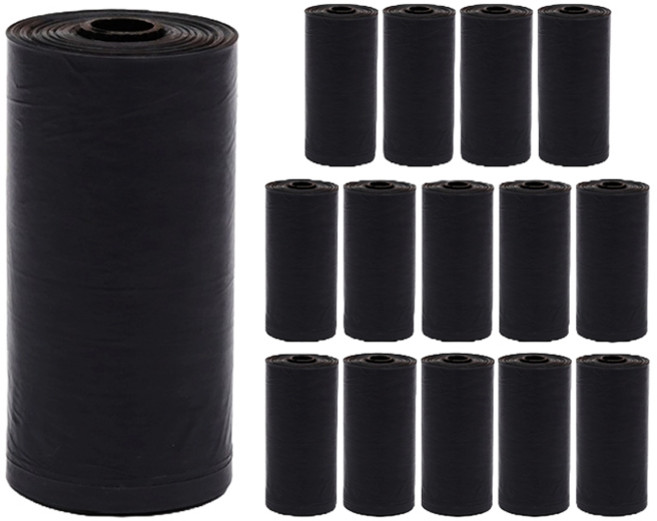 아리코 반려동물 리필형 배변봉투, 블랙, 20개입, 15개