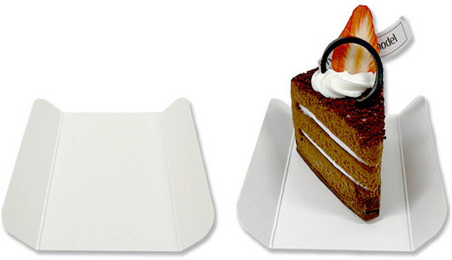 아이엔피 직사각 쿠키받침 ㄷ형 11호(11.5 x 6.5 x 3 cm), 화이트, 40개