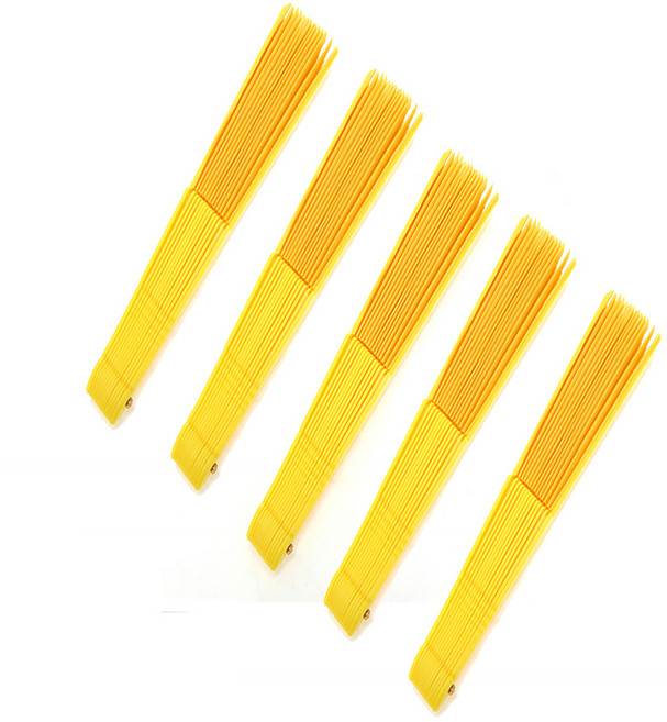 파티공구 응원 부채, 옐로우, 5개