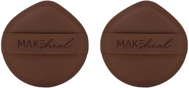 메이크힐 구름 팡팡 퍼프, 혼합색상, 2개