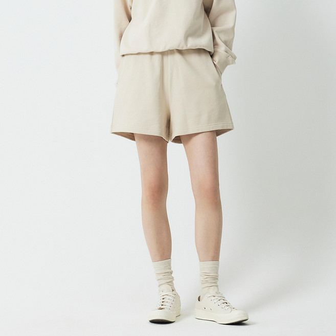 JAJU 여성용 스웨트 하프 팬츠