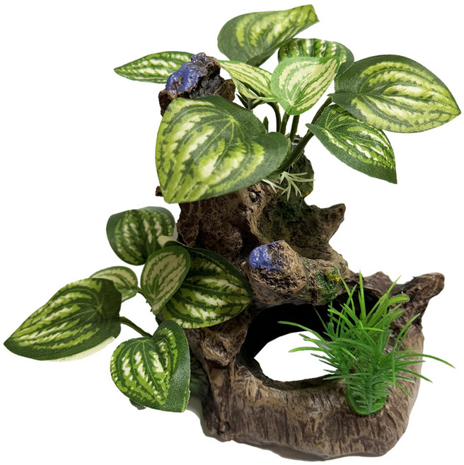 샘아쿠아 리프레쉬 인조 수초 화이트 핀토 나나 활착 장식 NO2, 1개