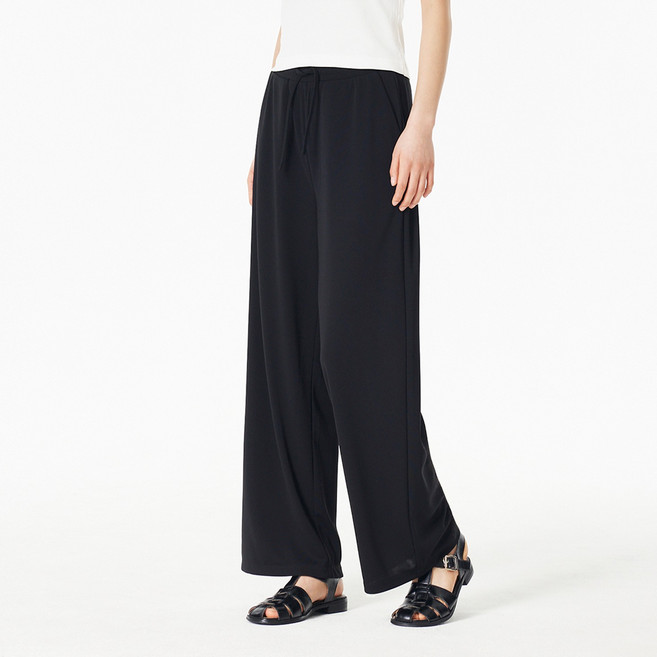 JAJU 여성용 올데이 라이트 와이드 팬츠