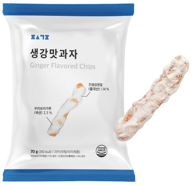 편식공장 생강맛과자, 12개, 70g