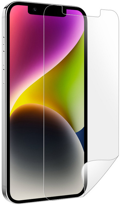 하이온 지문방지 이지우레탄 휴대폰 보호필름 세트 투명, 1세트