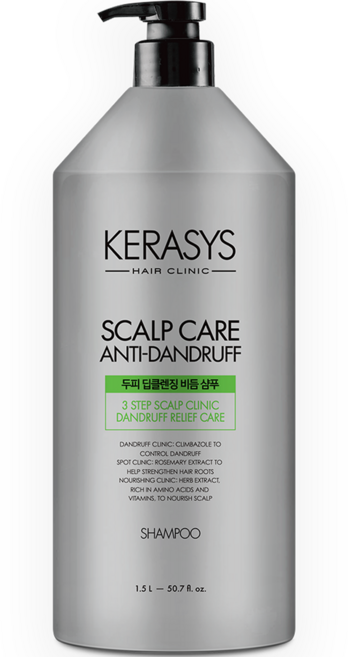 케라시스 두피 딥클렌징 비듬 클리닉 샴푸 클린 앤 프레쉬향, 1.5L, 1개