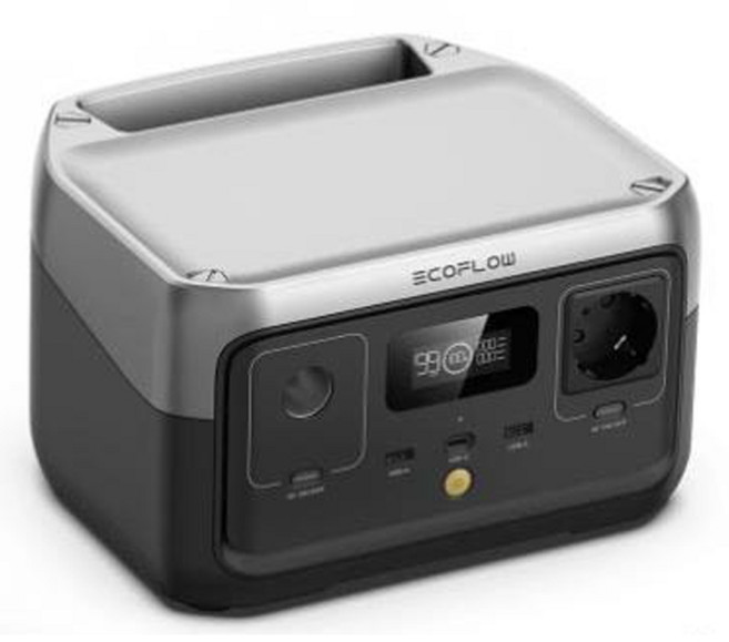 에코플로우 올인원 인산철 파워뱅크 리버2 256Wh 캠핑 차박 낚시 220V 배터리 발전기대용, 1개