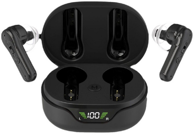 원음 청력보조 음성증폭기 블랙, 1개, VA10