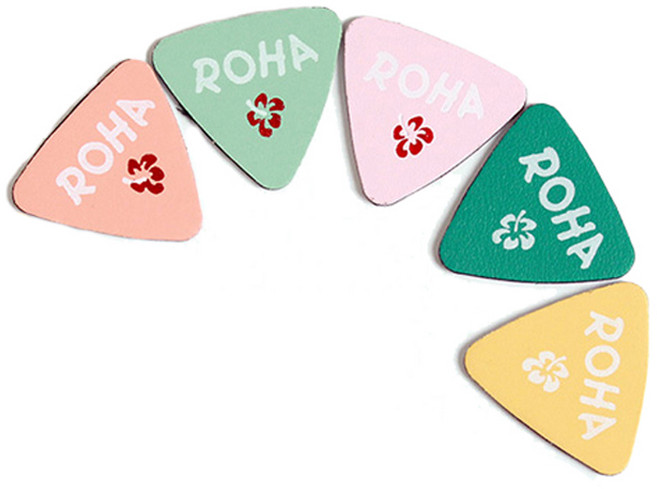 로하 우쿨렐레 가죽피크 랜덤발송, 5개