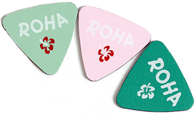 로하 우쿨렐레 가죽피크 랜덤발송, 3개