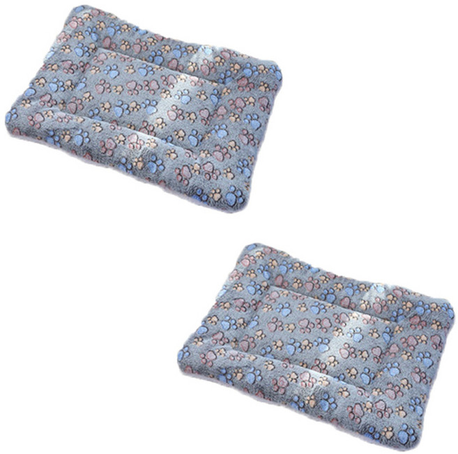 데이소이 고양이 보들보들 쿠션 매트, 04 다크그레이 발바닥, 2개