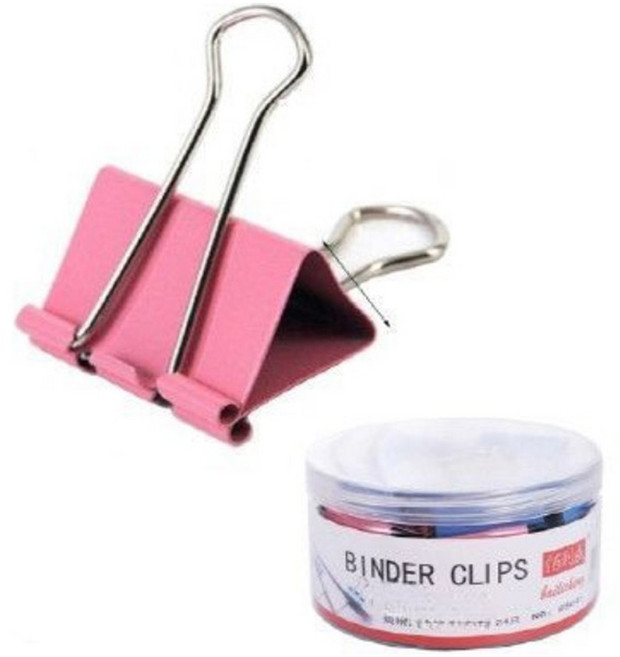 마다꾸미 사무용 바인더 더블클립 41mm, 1개, 24개입, 대