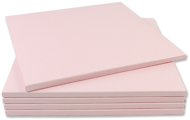 사각 파스텔 케이크받침 21호 20.5 x 20.5 cm, 핑크, 5개