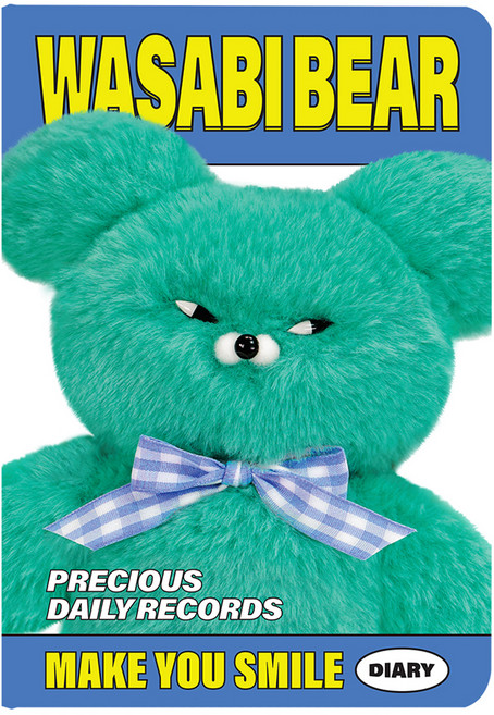 PINKFOOT Wasabi Bear 萬年日誌, 藍色, 1個