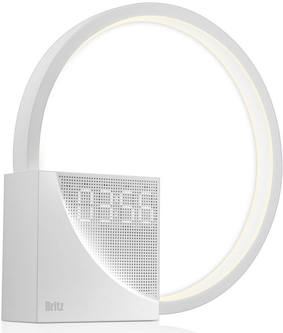 브리츠 ASMR 알람 시계 무드등 블루투스 스피커, BZ-MCK300