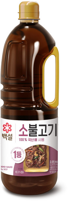 백설 소불고기양념, 2.05kg, 1개