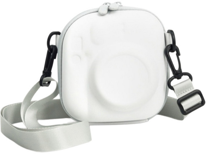 코엠 인스탁스 미니 12 / 40 / 11 / 9 / 8 / 7 범용 하드 에바 케이스 화이트, 1개