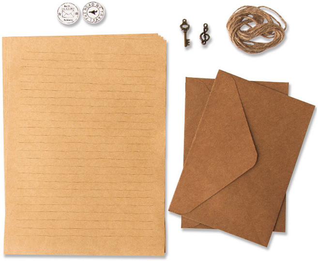 아이엔피 ACHA 빈티지 KP 편지지 세트, 14호, 1세트