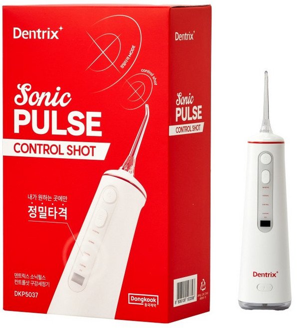 덴트릭스 소닉펄스 컨트롤샷 구강세정기, DKP5037, 화이트