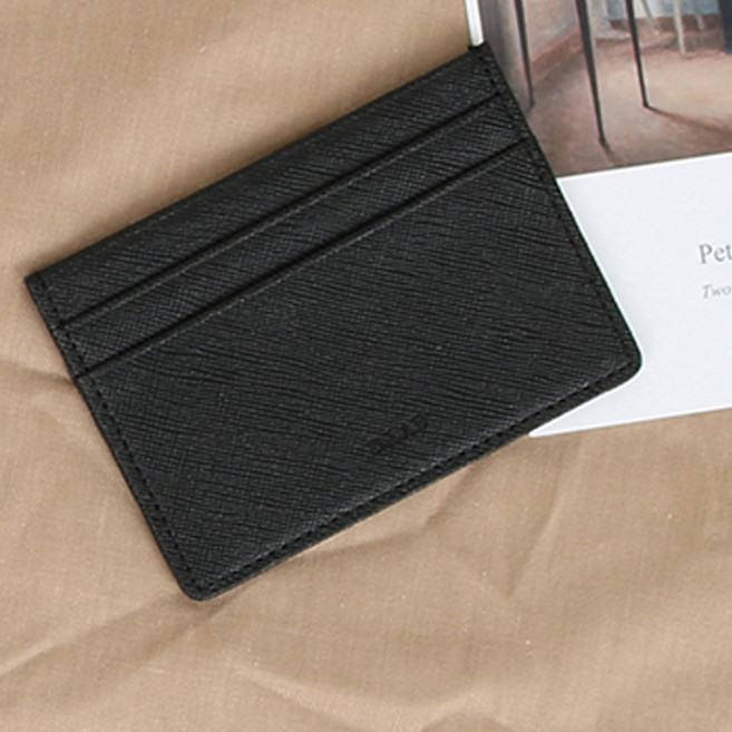 디랩 소가죽 심플 카드지갑