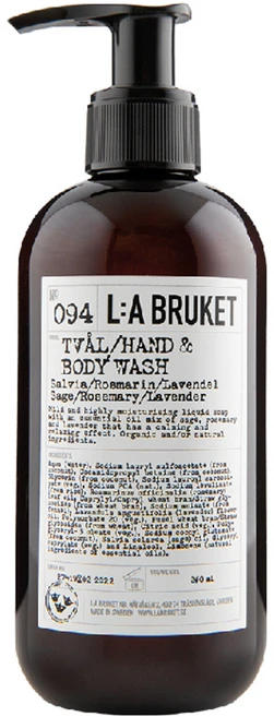 라부르켓 핸드 & 바디워시 세이지 로즈마리 라벤더, 1개, 240ml - 쿠팡