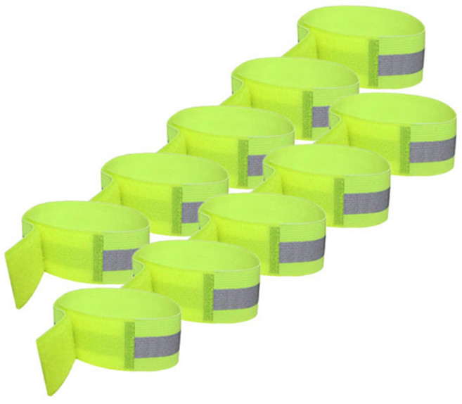 라이딩 야광밴드, 형광, 10개