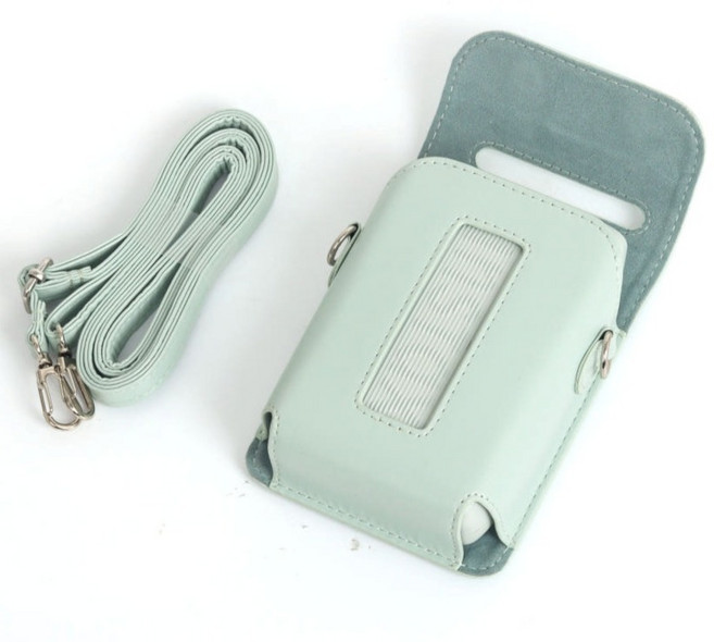 FUJIFILM 富士 instax mini Link 3 皮革保護套, 綠色, 1個