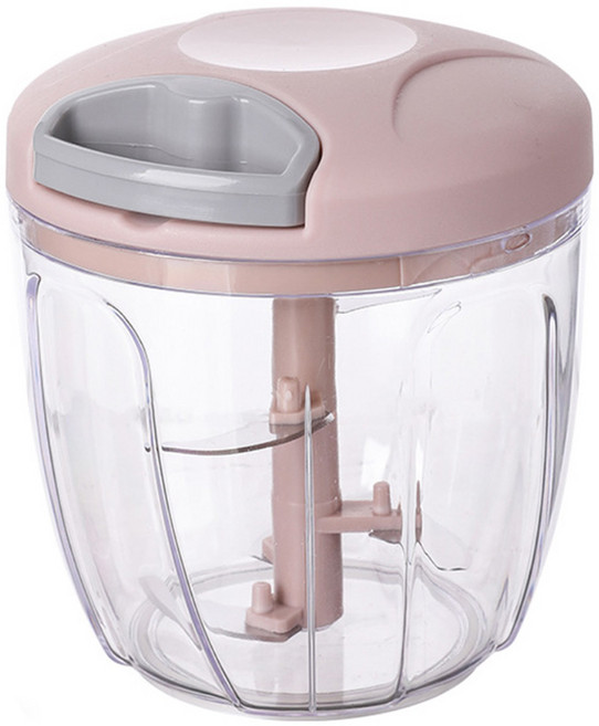 그란츠 스핀 야채 다지기 1L, 핑크, 1개