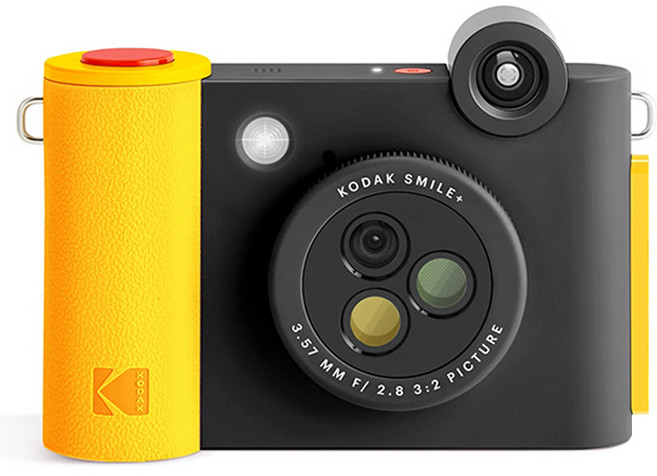 코닥 스마일플러스 디지털 즉석 카메라 블랙, 1개