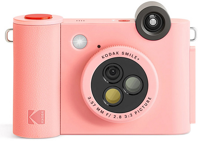 코닥 스마일플러스 디지털 즉석 카메라 핑크, 1개