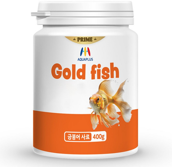 아쿠아플러스 프라임 금붕어 사료, 400g, 1개