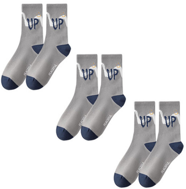 소니오 페인팅 무드 패션 양말 3켤레