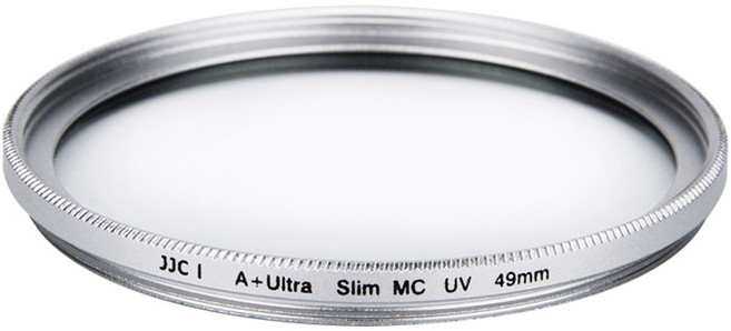 JJC 후지 X100VI 카메라 울트라 슬림 MCUV 렌즈필터 49mm, 1개, F-MCUV49(실버)