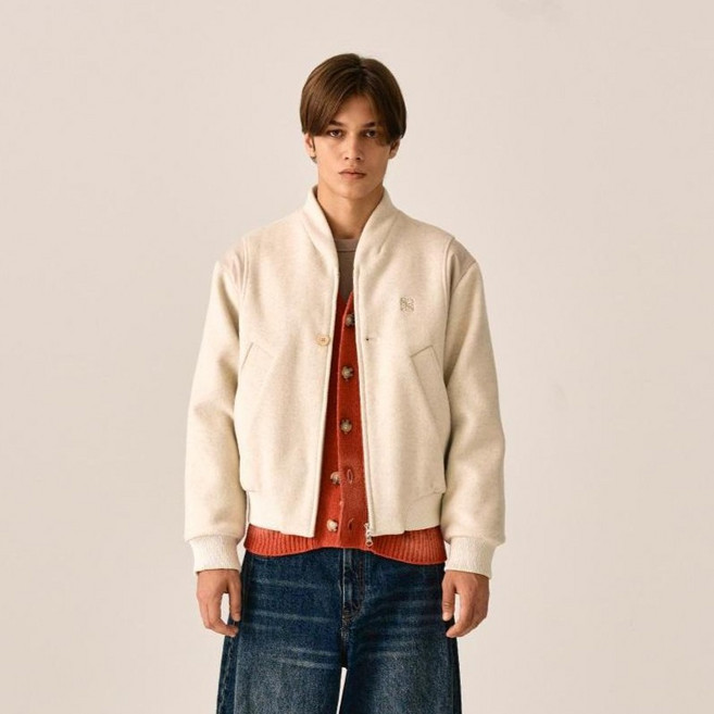 세터 남녀공용 퍼시 칼라리스 바시티 자켓