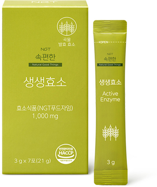 네츄럴굿띵스 속편한 생생효소 7p, 21g, 1개