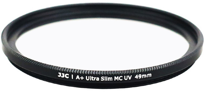 JJC 후지 X100VI 카메라 울트라 슬림 MCUV 렌즈필터 49mm, 1개, F-MCUV49(블랙)