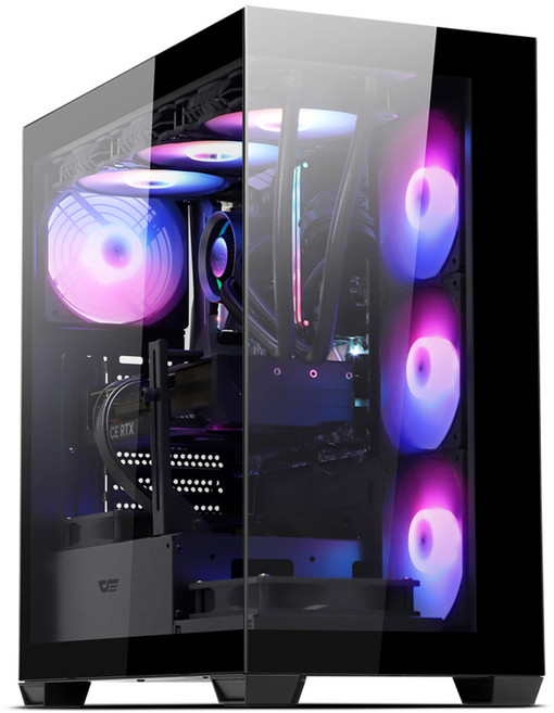 퍼플랩 2024 게임용 조립PC 라이젠5 라이젠 7000 시리즈 지포스 RTX 4070 Ti SUPER, Black, 32GB, 1TB, Free DOS, AR5-RX70Tis