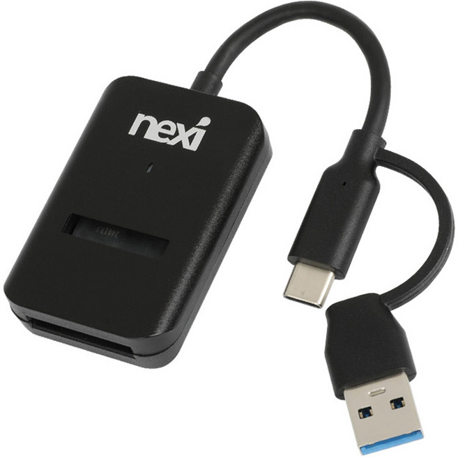 넥시 USB3.1 Type C / A to NVMe 도킹스테이션, 1개, 블랙