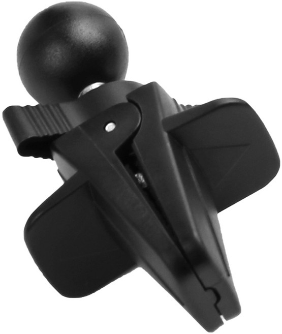 메이튼 차량용 집게형 받침 송풍구 거치대, 1개, 블랙