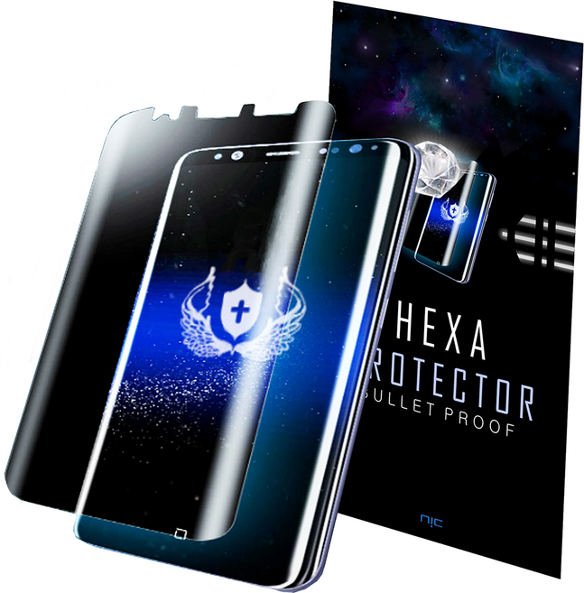 헥사프로텍터 강화유리막코팅 PET 우레탄 곡면 풀커버 고투명 액정보호필름 3매, 1세트